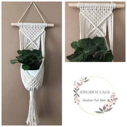 Support pour plante en macramé PILEA