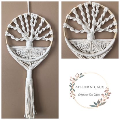 Arbre de vie en macramé ESPOIR