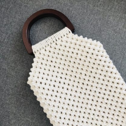 Sac à main en macramé