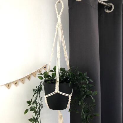 Support pour plante en macramé FOUGÈRE