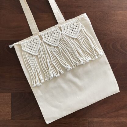 Tote-bag en macramé