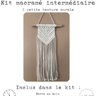 Ki macramé intermédiaire tenture murale